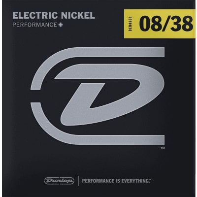 Dunlop Cordes Electriques Nickel Plated Steel Jeux Electric Nickel 08-38