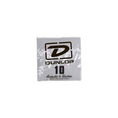 JIM DUNLOP ELECTRIC STRINGS NICKEL PLATED STEEL UNIT SOLID STEEL 010