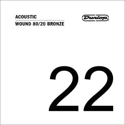ACOUSTIC STRING 80/20 BRONZE .022, THREADED
