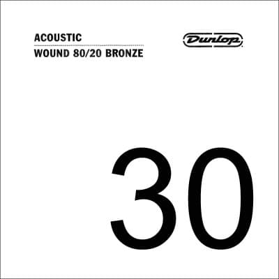 ACOUSTIC STRING 80/20 BRONZE .030, THREADED