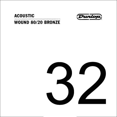 ACOUSTIC ROPE 80/20 BRONZE .032, THREADED