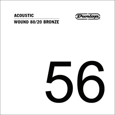 ACOUSTIC CORD 80/20 BRONZE .056, THREADED
