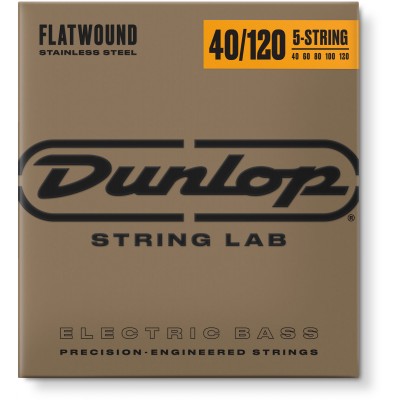 JIM DUNLOP DBFS40120 STAINLESS STEEL FILETS PLATS LONG SCALE 5C 40-120