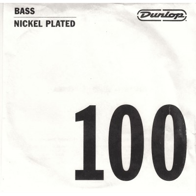 JIM DUNLOP NICKEL THREADED BASS STRING .100
