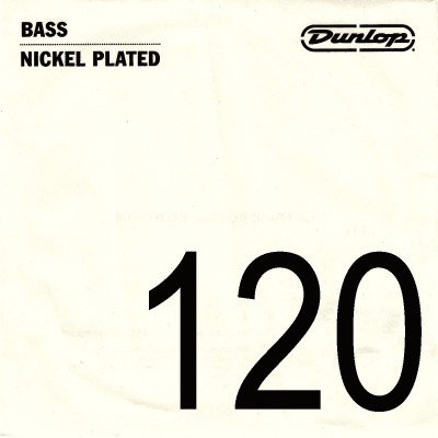 JIM DUNLOP NICKEL THREADED BASS STRING .120