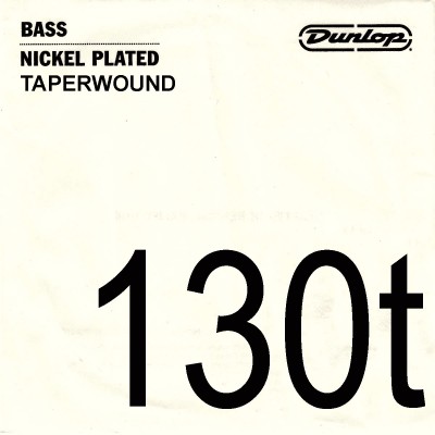 JIM DUNLOP .130 NICKEL THREADED BASS ROPE, TAPERWOUND