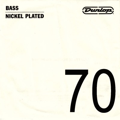 JIM DUNLOP NICKEL THREADED BASS ROPE .070