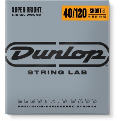 JIM DUNLOP DBSBN40120S Nickel Wound Plated Steel Short 5C 40-120