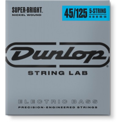 JIM DUNLOP DBSBN45125 NICKEL WOUND NICKEL PLATED STEEL MEDIUM 5C 45-125