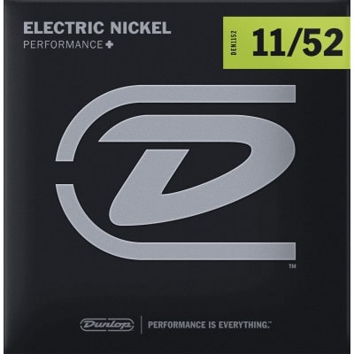 NICKEL PLATED STEEL ELECTRIC STRINGS NICKEL PLATED STEEL 11-52 SET