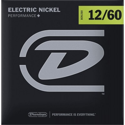Dunlop Cordes Electriques Nickel Plated Steel Jeux Nickel Plated Steel 12-60