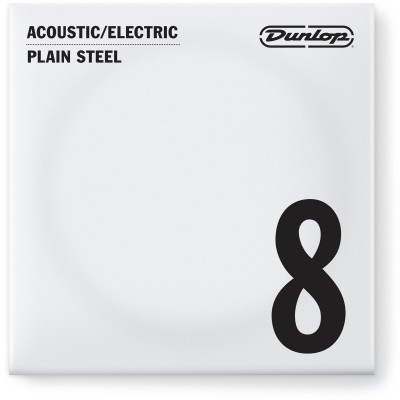 ELECTRIC STRINGS NICKEL PLATED STEEL UNIT SOLID STEEL 008