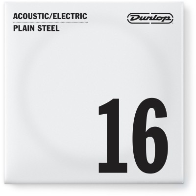 ELECTRIC STRINGS NICKEL PLATED STEEL UNIT SOLID STEEL 016