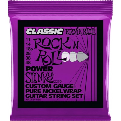 ERNIE BALL POWER SLINKY CLASSIC ROCK N ROLL 11-48 2250