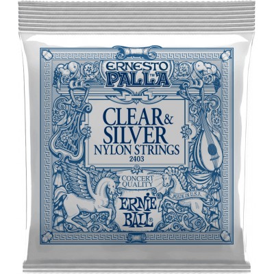 ERNIE BALL ERNESTO PALLA CLEAR SILVER 2403