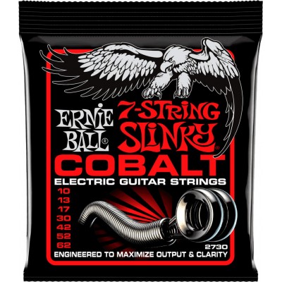 ERNIE BALL COBALT SLINKY 7 10-62 SKINNY TOP HEAVY BOTTOM