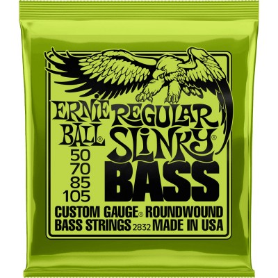 ERNIE BALL 2832 REGULAR SLINKY 50 105 (4 CORDES)