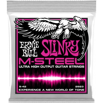 ERNIE BALL P02923 M-STEEL SUPER SLINKY 9-42