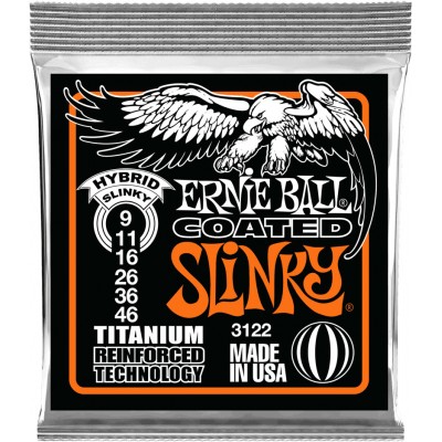 ERNIE BALL TITANIUM 3122 SUPER LIGHT 9 46