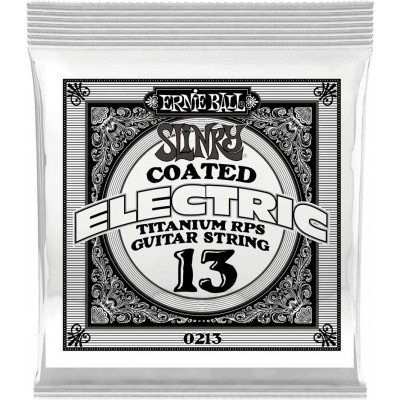 .013 SLINKY COATED TITANIUM REINFORCED PLAIN ELECTRIC GUITAR STRINGS