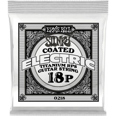 .018 SLINKY COATED TITANIUM REINFORCED PLAIN ELECTRIC GUITAR STRINGS