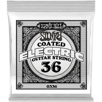ERNIE BALL .036 SLINKY COATED NICKEL WOUND ELECTRIC GUITAR STRINGS