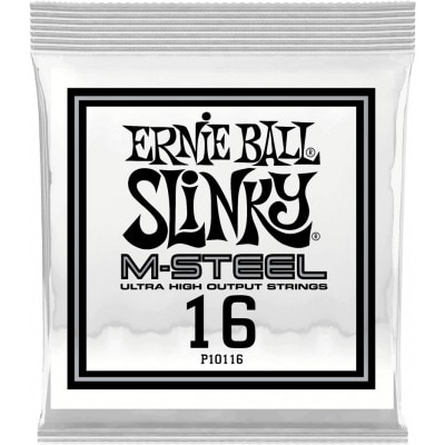 .016 M-STEEL PLAIN ELECTRIC GUITAR STRINGS