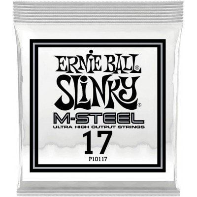 .017 M-STEEL PLAIN ELECTRIC GUITAR STRINGS