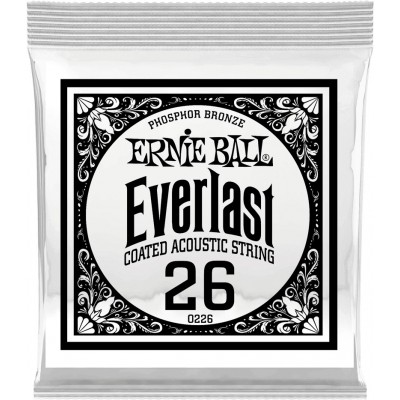 ERNIE BALL EVERLAST COATED PHOPHORE BRONZE 26