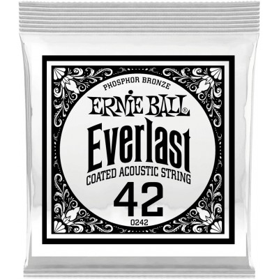 .042 EVERLAST COATED PHOSPHOR BRONZE ACOUSTIC GUITAR STRINGS