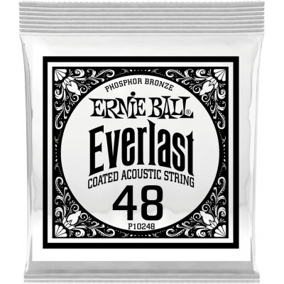 .048 EVERLAST COATED PHOSPHOR BRONZE ACOUSTIC GUITAR STRINGS