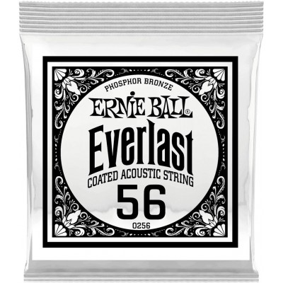 .056 EVERLAST COATED PHOSPHOR BRONZE ACOUSTIC GUITAR STRINGS