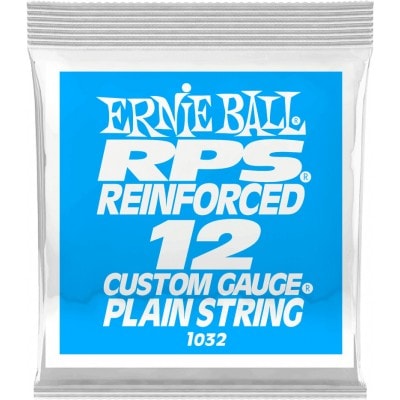 ERNIE BALL .012 RPS REINFORCED PLAIN ELECTRIC GUITAR STRINGS