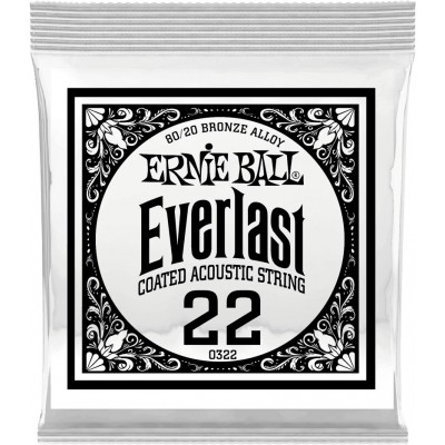 Ernie Ball Everlast Coated 80/20 Br Onze 22