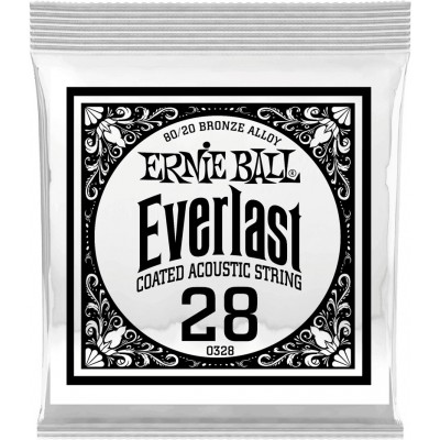 Ernie Ball Everlast Coated 80/20 Br Onze 28