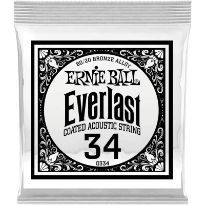 Ernie Ball Everlast Coated 80/20 Br Onze 34