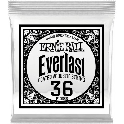ERNIE BALL EVERLAST COATED 80/20 BRONZE 36