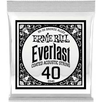 Ernie Ball Everlast Coated 80/20 Br Onze 40