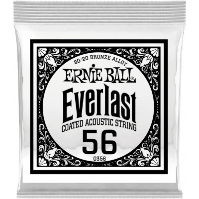 .056 EVERLAST COATED 80/20 BRONZE ACOUSTIC GUITAR STRINGS