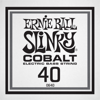 ERNIE BALL .040 COBALT WOUND ELECTRIC BASS STRING SINGLE