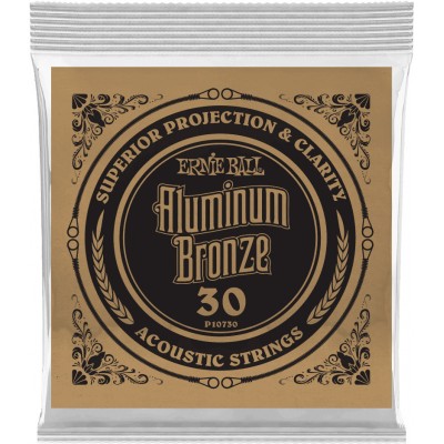 .030 ALUMINUM BRONZE WOUND ACOUSTIC GUITAR STRINGS