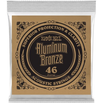 .046 ALUMINUM BRONZE WOUND ACOUSTIC GUITAR STRINGS