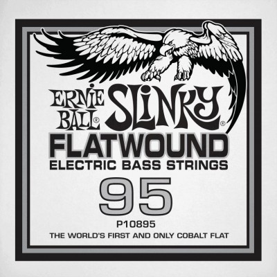 .095 SLINKY FLATWOUND ELECTRIC BASS STRING SINGLE