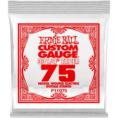 .075 LONG SCALE NICKEL WOUND ELECTRIC GUITAR STRINGS