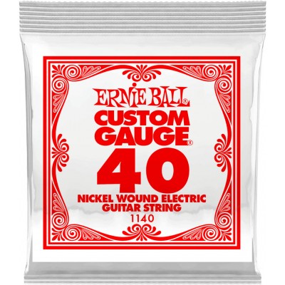 ERNIE BALL .040 NICKEL WOUND ELECTRIC GUITAR STRINGS