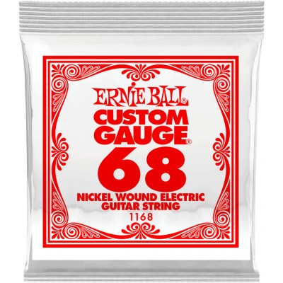 ERNIE BALL .068 NICKEL WOUND ELECTRIC GUITAR STRINGS