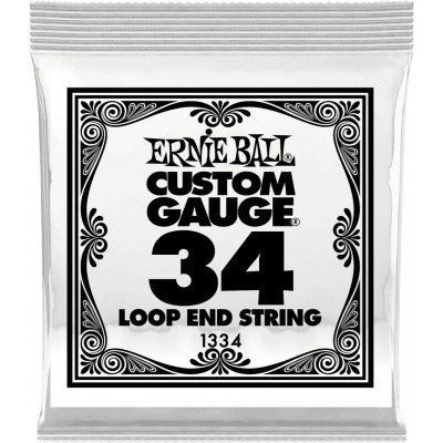 .034 LOOP END STAINLESS STEEL WOUND BANJO OR MANDOLIN GUITAR STRINGS