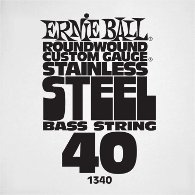 .040 STAINLESS STEEL ELECTRIC BASS STRING SINGLE