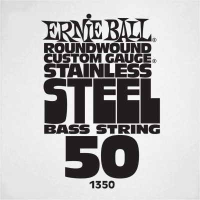 ERNIE BALL .050 STAINLESS STEEL ELECTRIC BASS STRING SINGLE