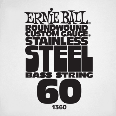 .060 STAINLESS STEEL ELECTRIC BASS STRING SINGLE